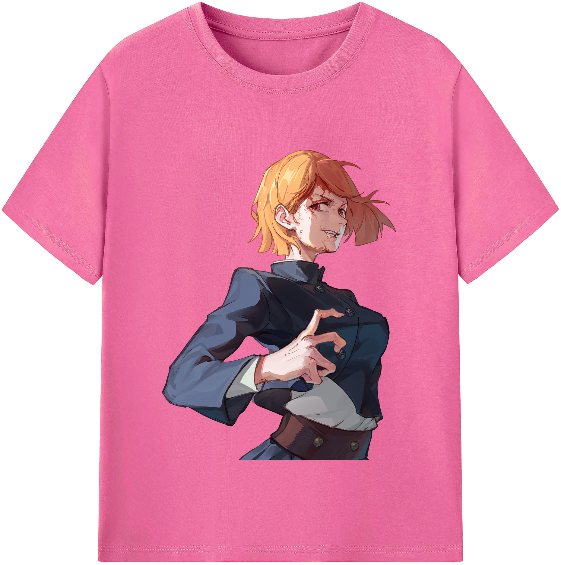 （画像用） 呪術廻戦 Jujutsu Kaisen レディースカジュアルプリントTシャツ（綿100％）